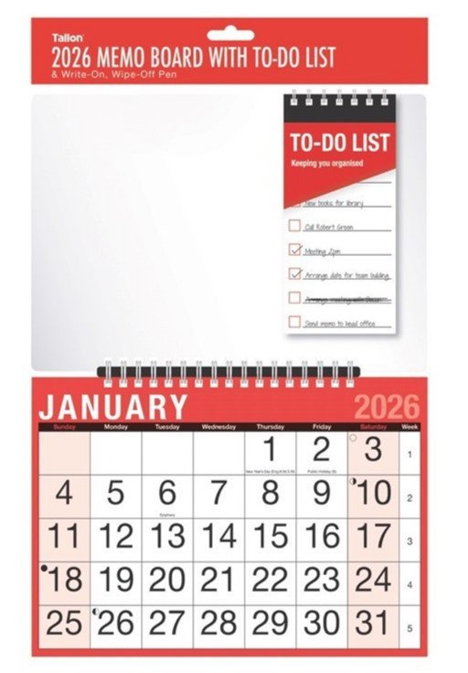 2026 Wall Calendar Slim Calendar A4 A3 Large Month to View, Easy View Planner UK