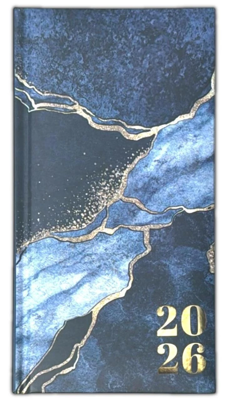 2026 DIARY POCKET SMALL / SLIM LINE METAL CORNER WEEK TO VIEW CUTE FASHION DIARY