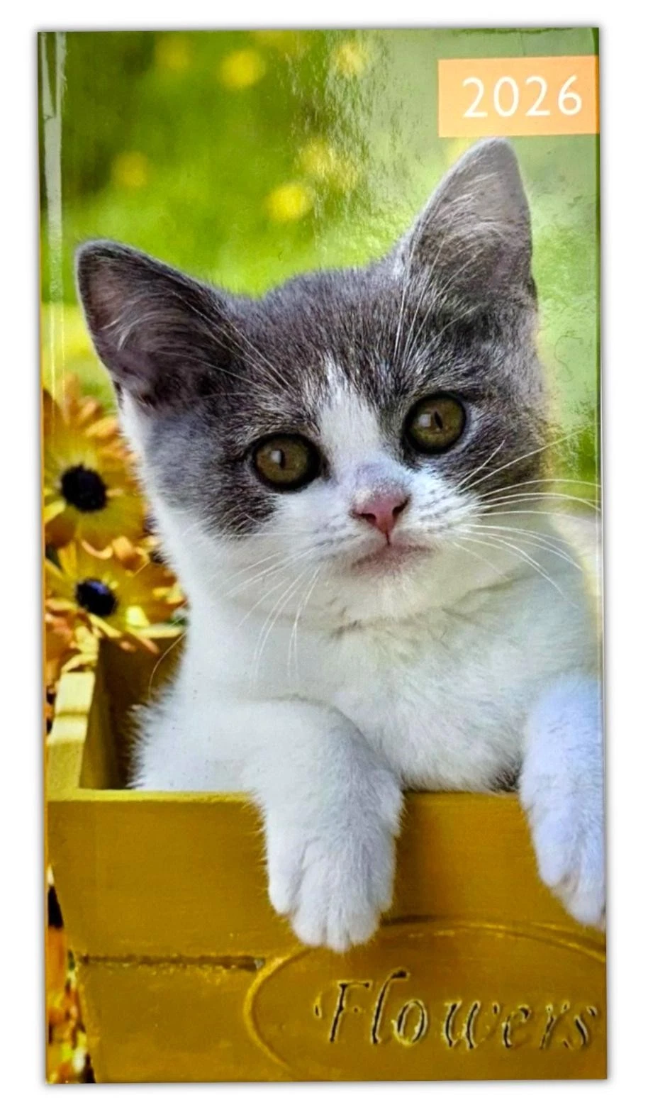 2026 DIARY POCKET SMALL / SLIM LINE METAL CORNER WEEK TO VIEW CUTE FASHION DIARY