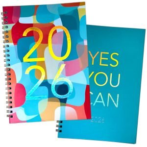 2026 Diary A5 Week to View Spiral Diary Full Year Organiser Calendar Planner