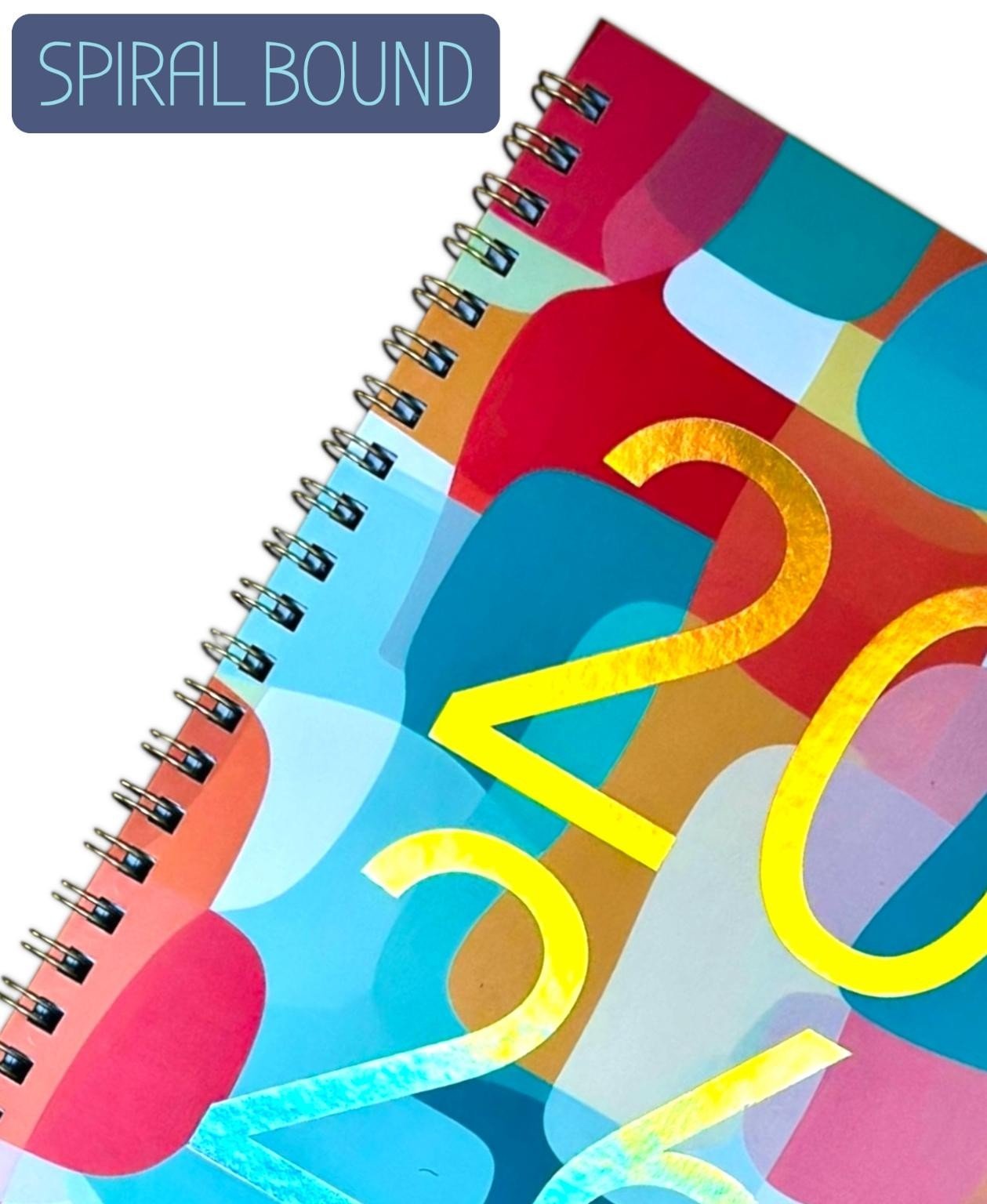 2026 Diary A5 Week to View Spiral Diary Full Year Organiser Calendar Planner
