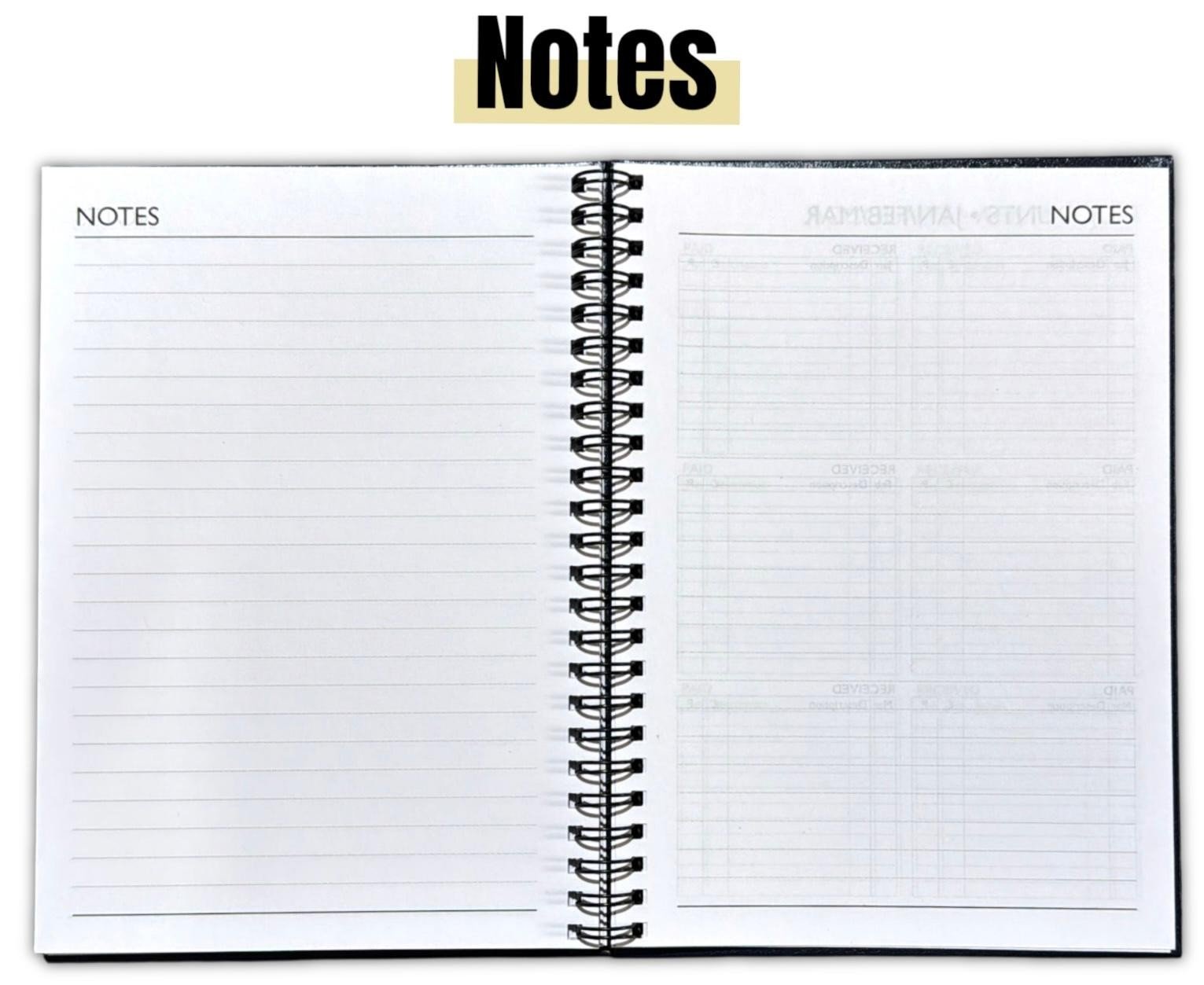 2026 Diary A5 Week to View Spiral Diary Full Year Organiser Calendar Planner