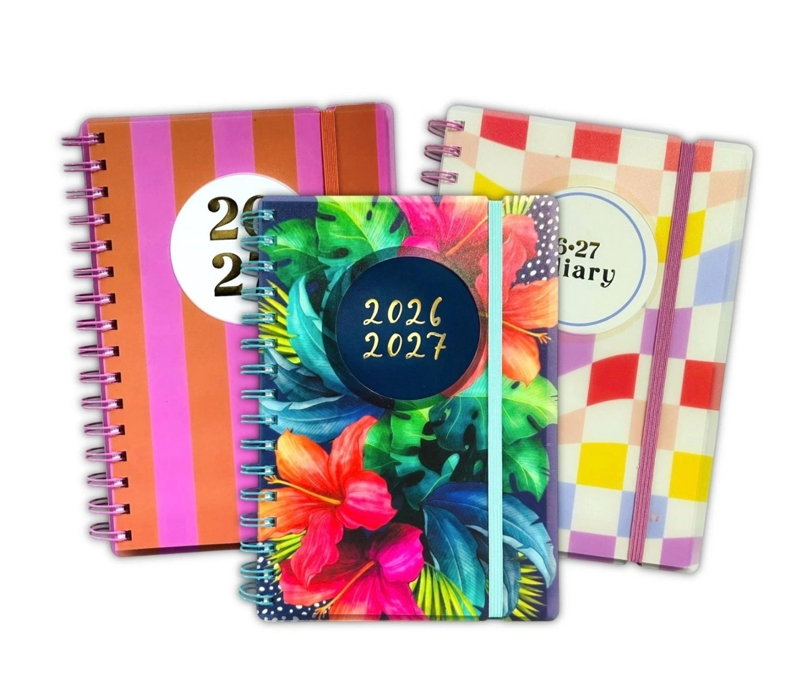 2026-2027 ACADEMIC A5 DAY A PAGE MID YEAR SPIRAL PP COVER STUDENT TEACHER DIARY