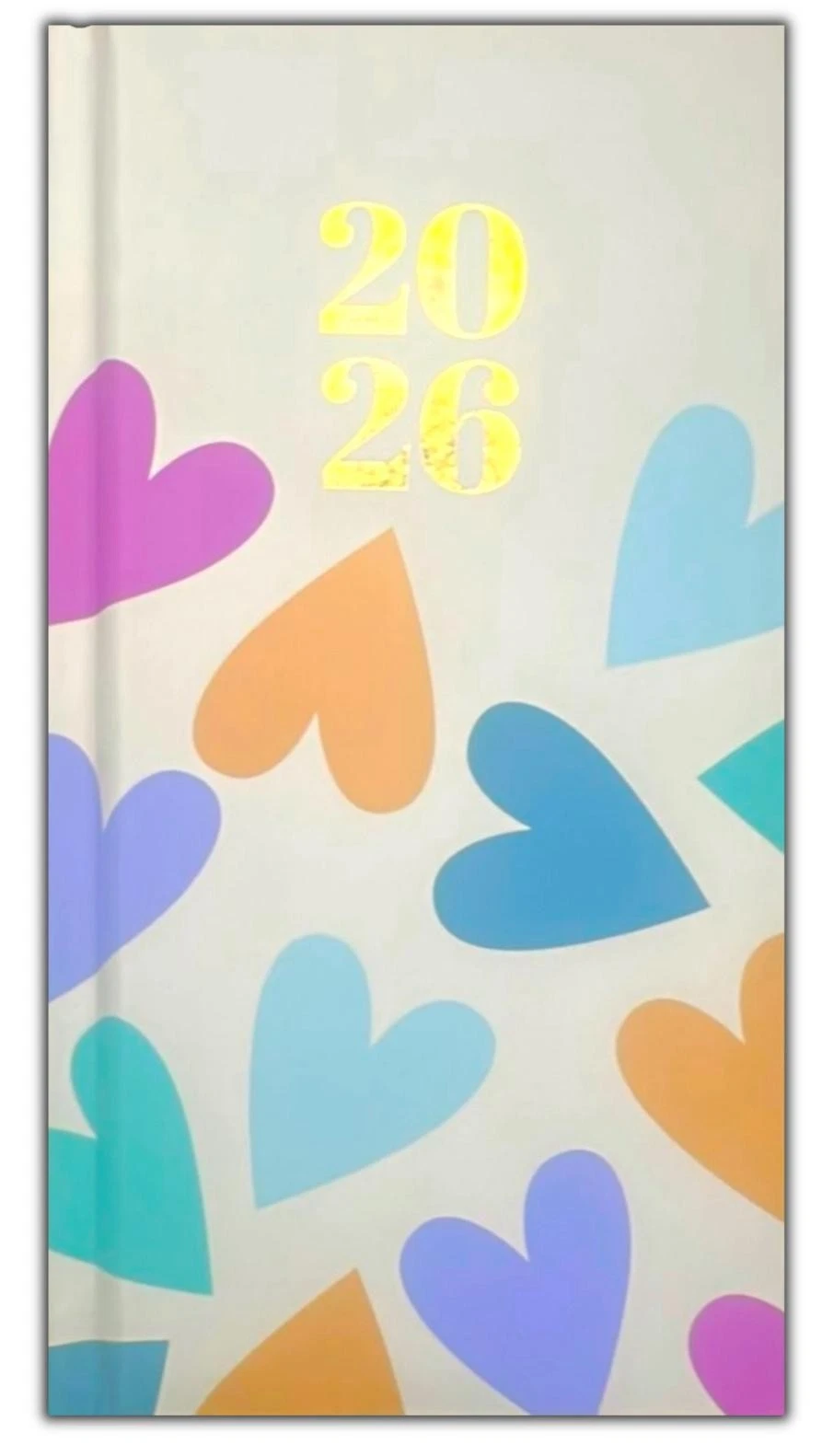 2026 DIARY POCKET SMALL / SLIM LINE METAL CORNER WEEK TO VIEW CUTE FASHION DIARY