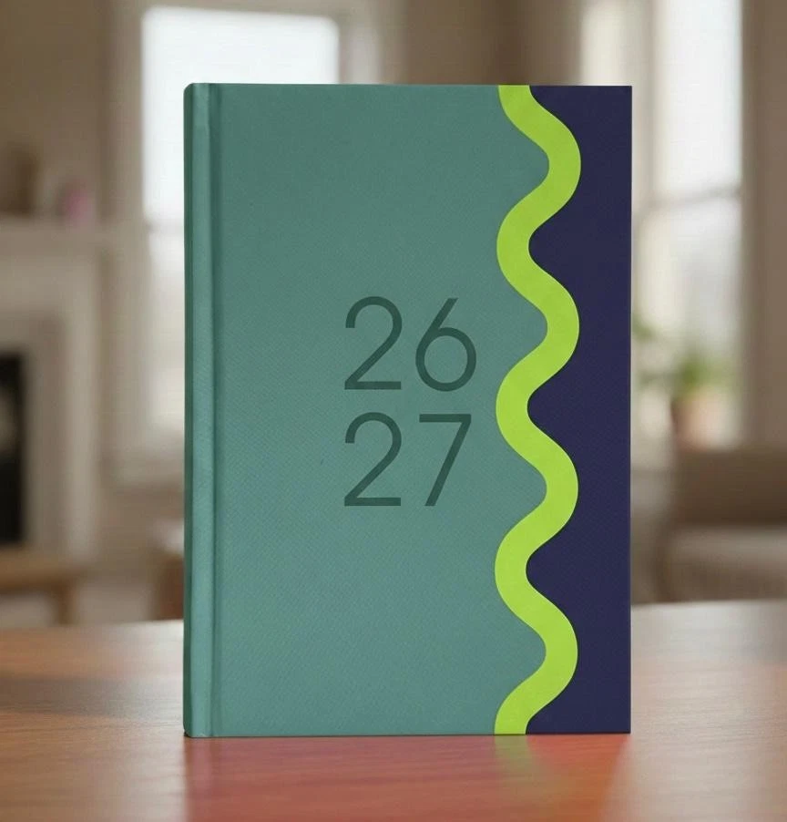2026-2027 A5 Day to Page Academic Mid year Diary Student Teacher Office Diary
