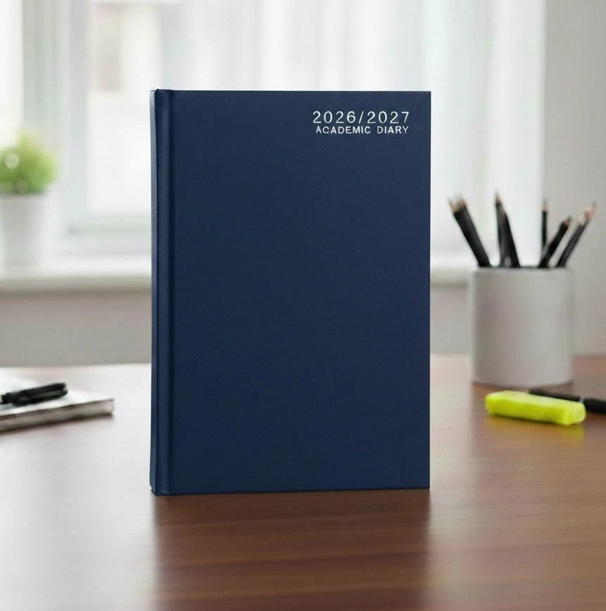 2026 / 2027 A5 - A4 Academic Mid Year Week to View Student Teacher Diary Planner