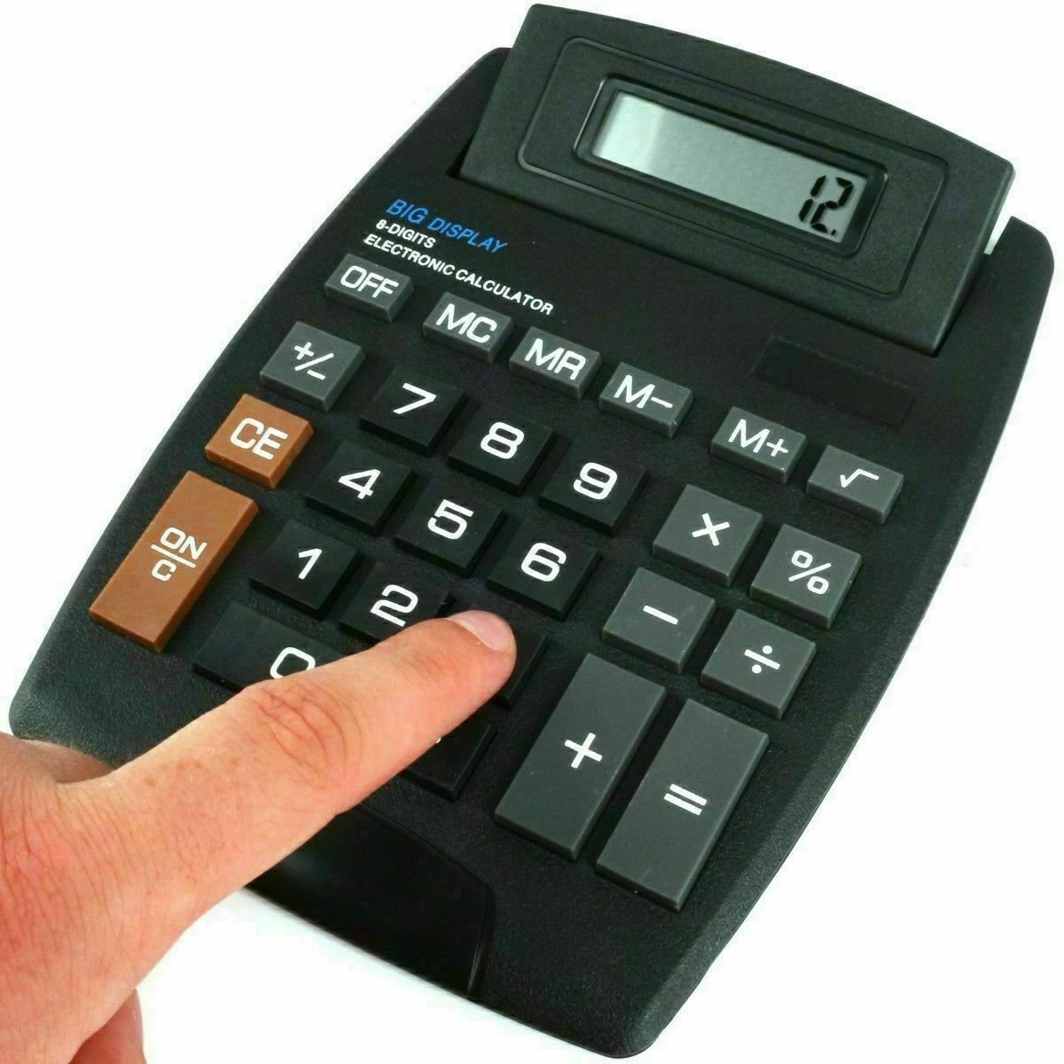EXTRA LARGE Tilt Display Jumbo Desktop Calculator Big Button School Office Desk