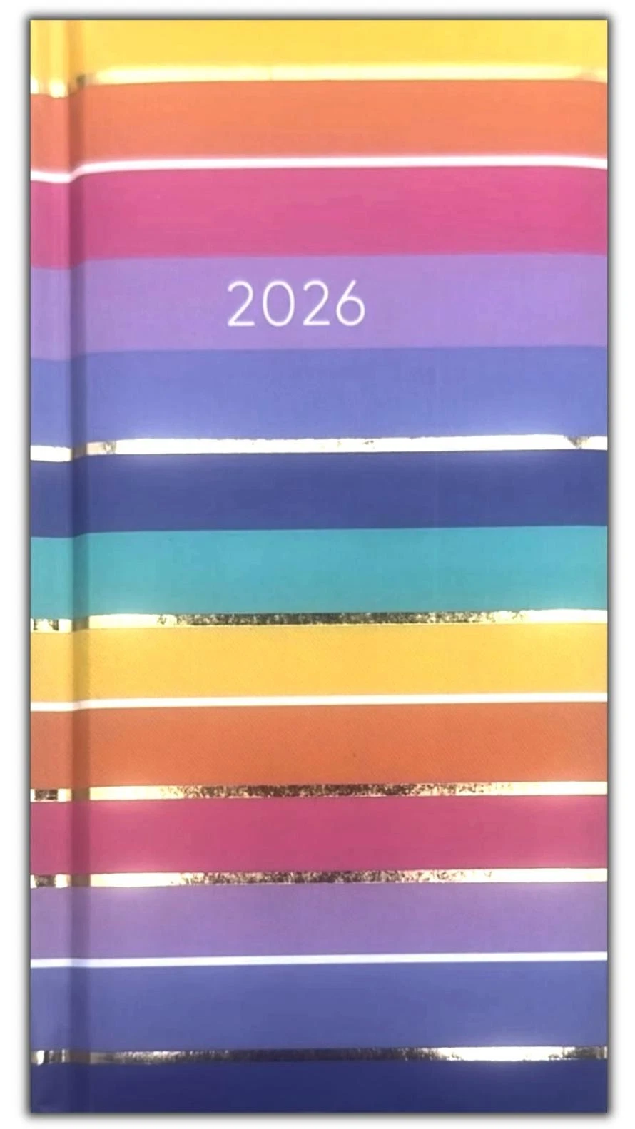 2026 DIARY POCKET SMALL / SLIM LINE METAL CORNER WEEK TO VIEW CUTE FASHION DIARY