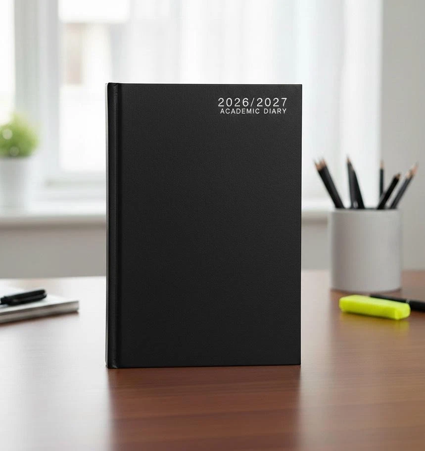 2026 / 2027 A5 - A4 Academic Mid Year Week to View Student Teacher Diary Planner