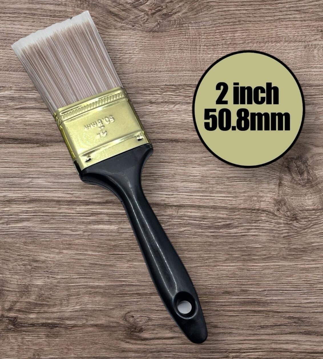 5 Pcs Fine Paint Brush Set Soft Synthetic Bristles Home Painting DIY Decorating