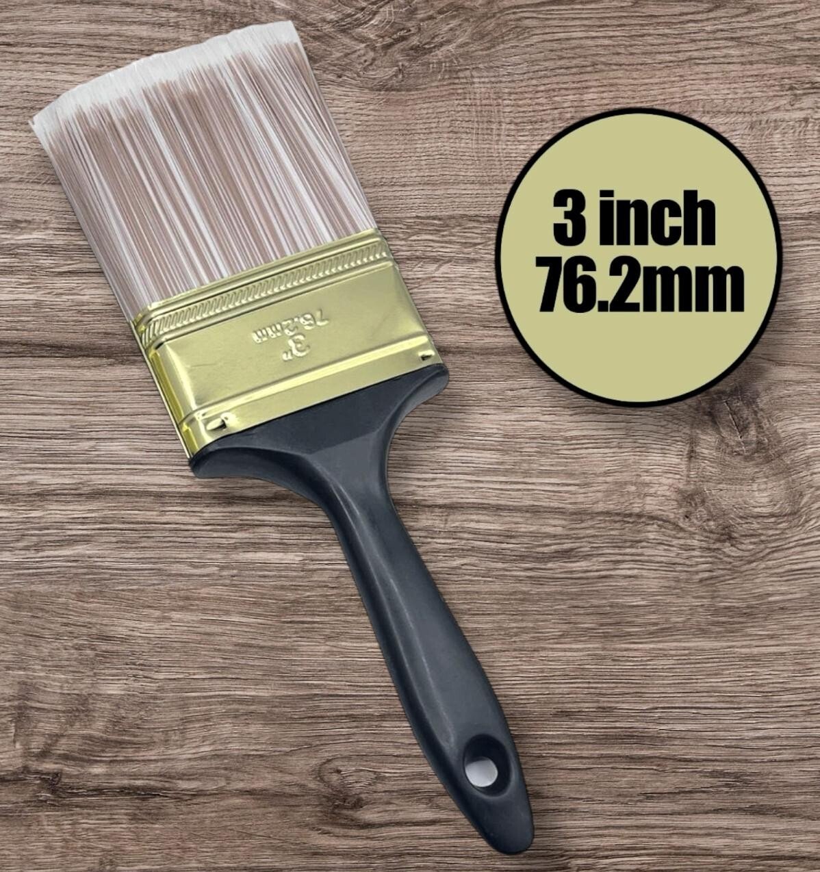 5 Pcs Fine Paint Brush Set Soft Synthetic Bristles Home Painting DIY Decorating