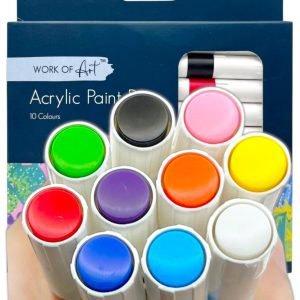 10 Colours Acrylic Paint Pens for Rock Painting Wood Ceramic Fabric Metal Canvas