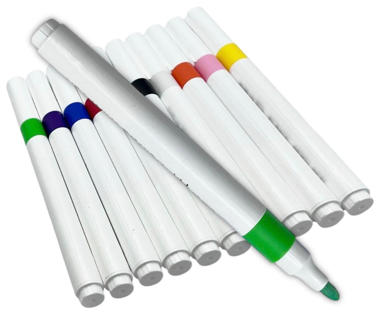 10 Colours Acrylic Paint Pens for Rock Painting Wood Ceramic Fabric Metal Canvas
