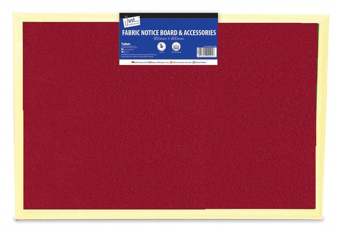Cork Board Pin Message Notice Fabric Board Office Memo School board Push Pins