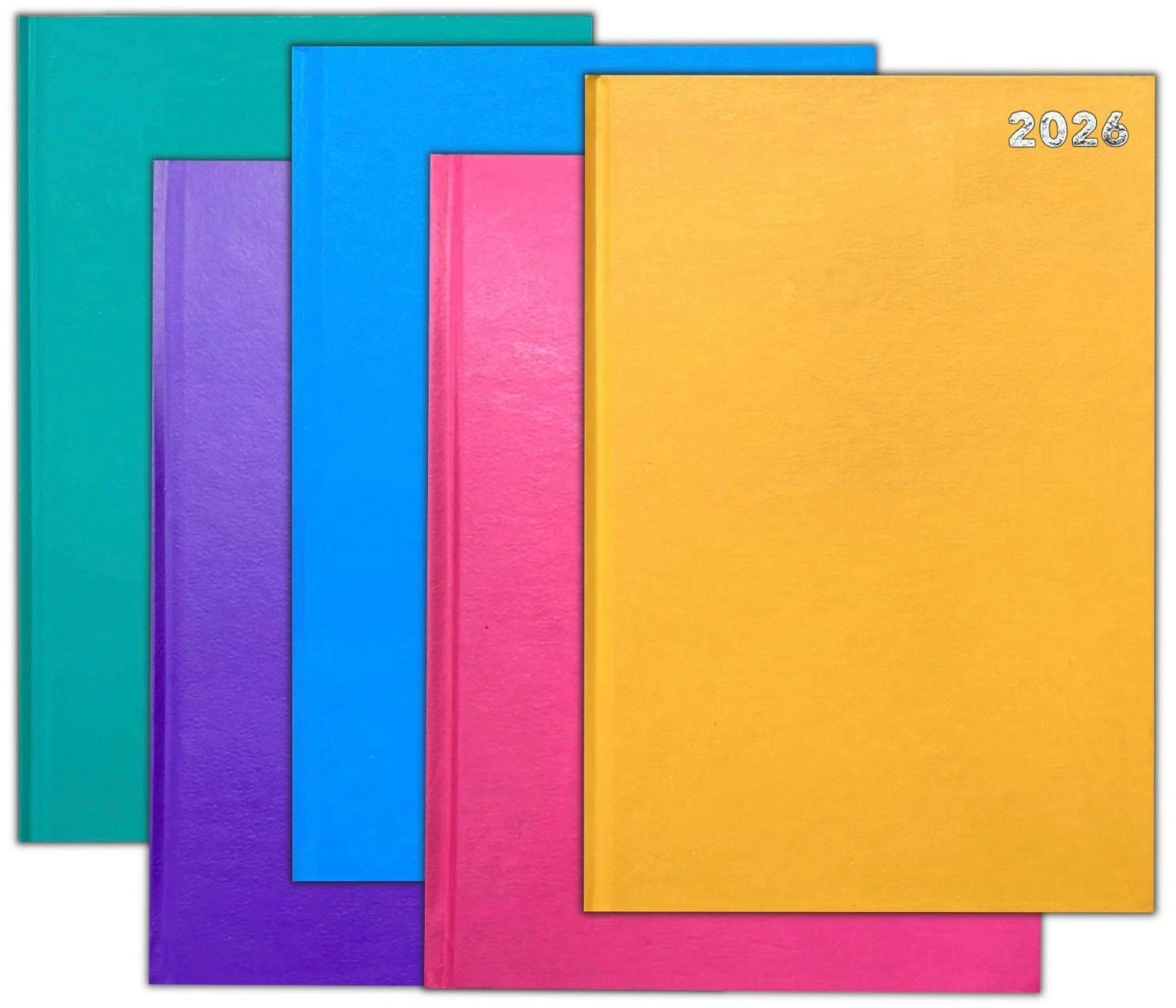 2026 A4 A5 A6 Day to Page / Week To View Diary Full Year Planner Desk Hardback