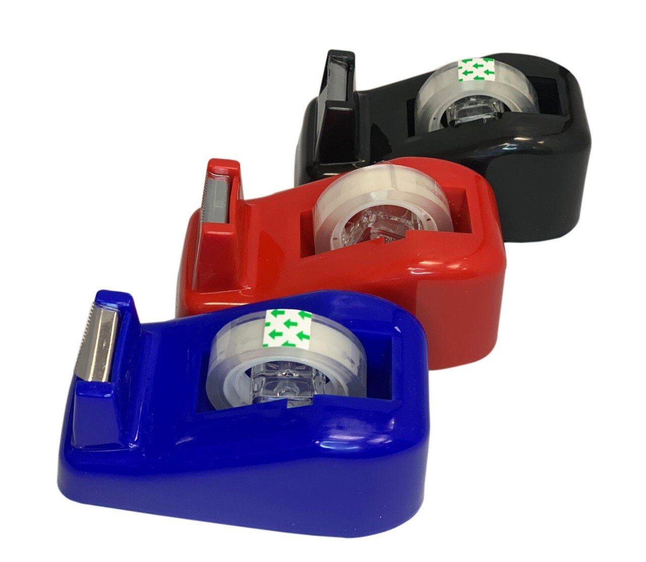New HEAVY DUTY TAPE DISPENSER Desktop Office Sellotape Cellotape Pack Holder UK
