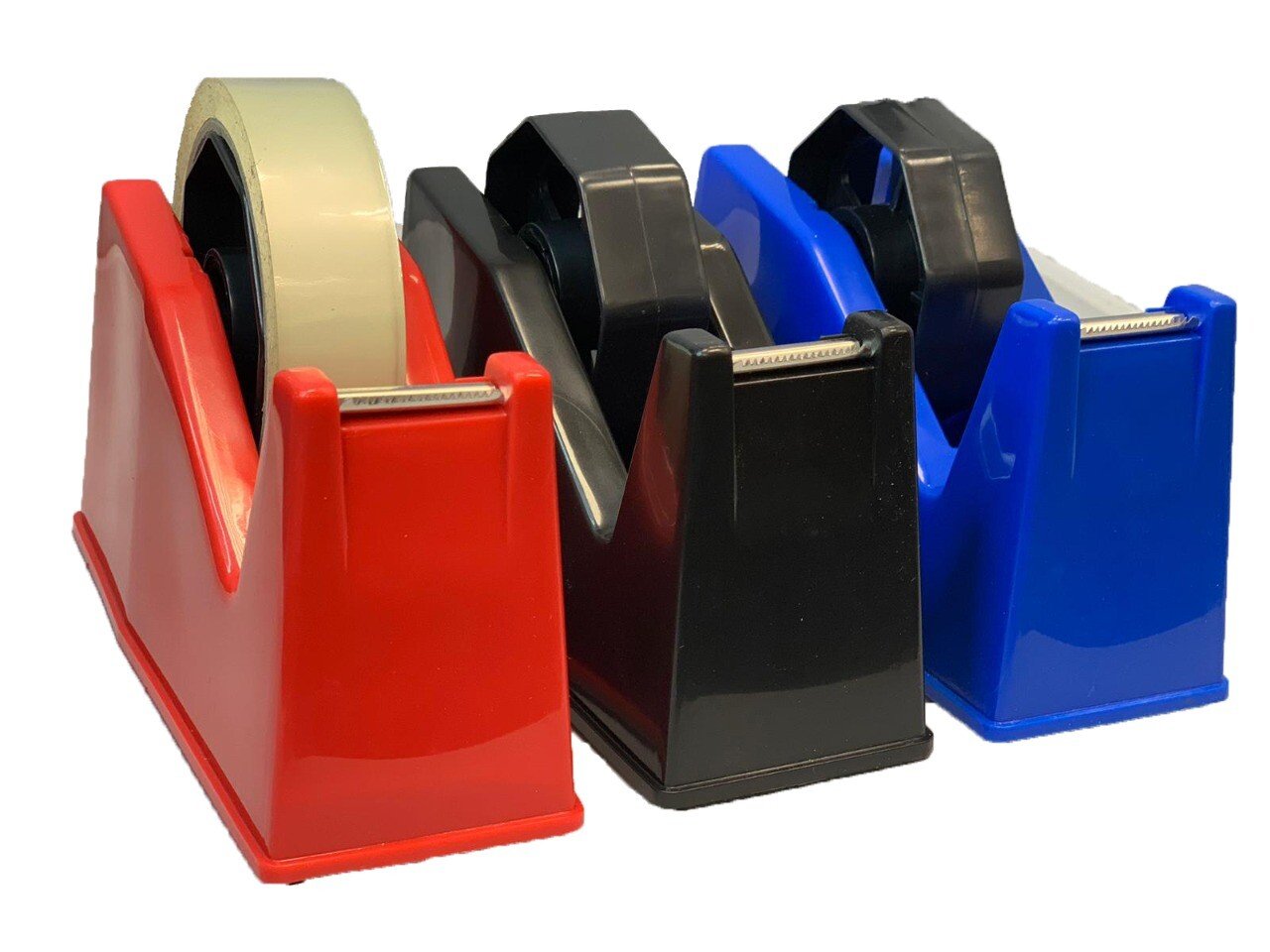 New HEAVY DUTY TAPE DISPENSER Desktop Office Sellotape Cellotape Pack Holder UK