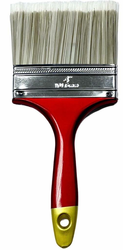 4" SHED FENCE Timber & DECKING PAINT BRUSH GARDEN WALL WOOD BLOCK PASTE
