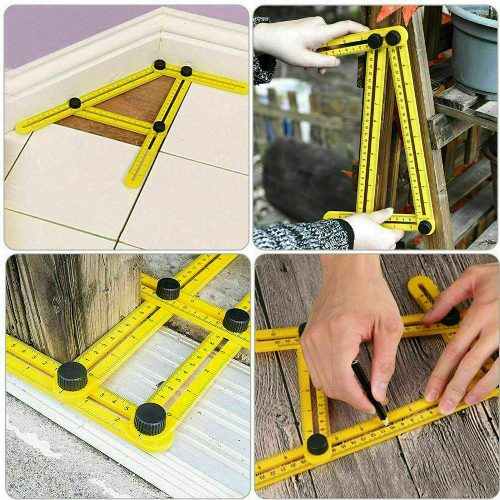Angleizer Multi Angle Template Tile Floor Measuring Side Ruler Instrument Tool S