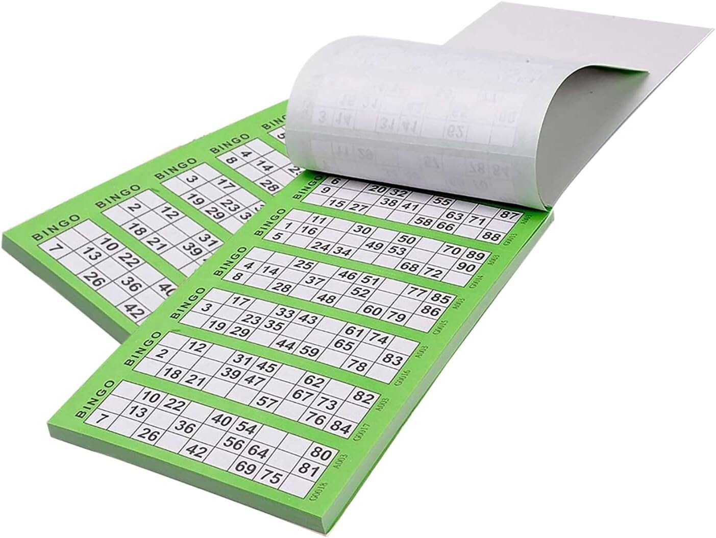 2 x Jumbo Bingo Book Pad of 600 Tickets 6 To View All Colours Security Coded