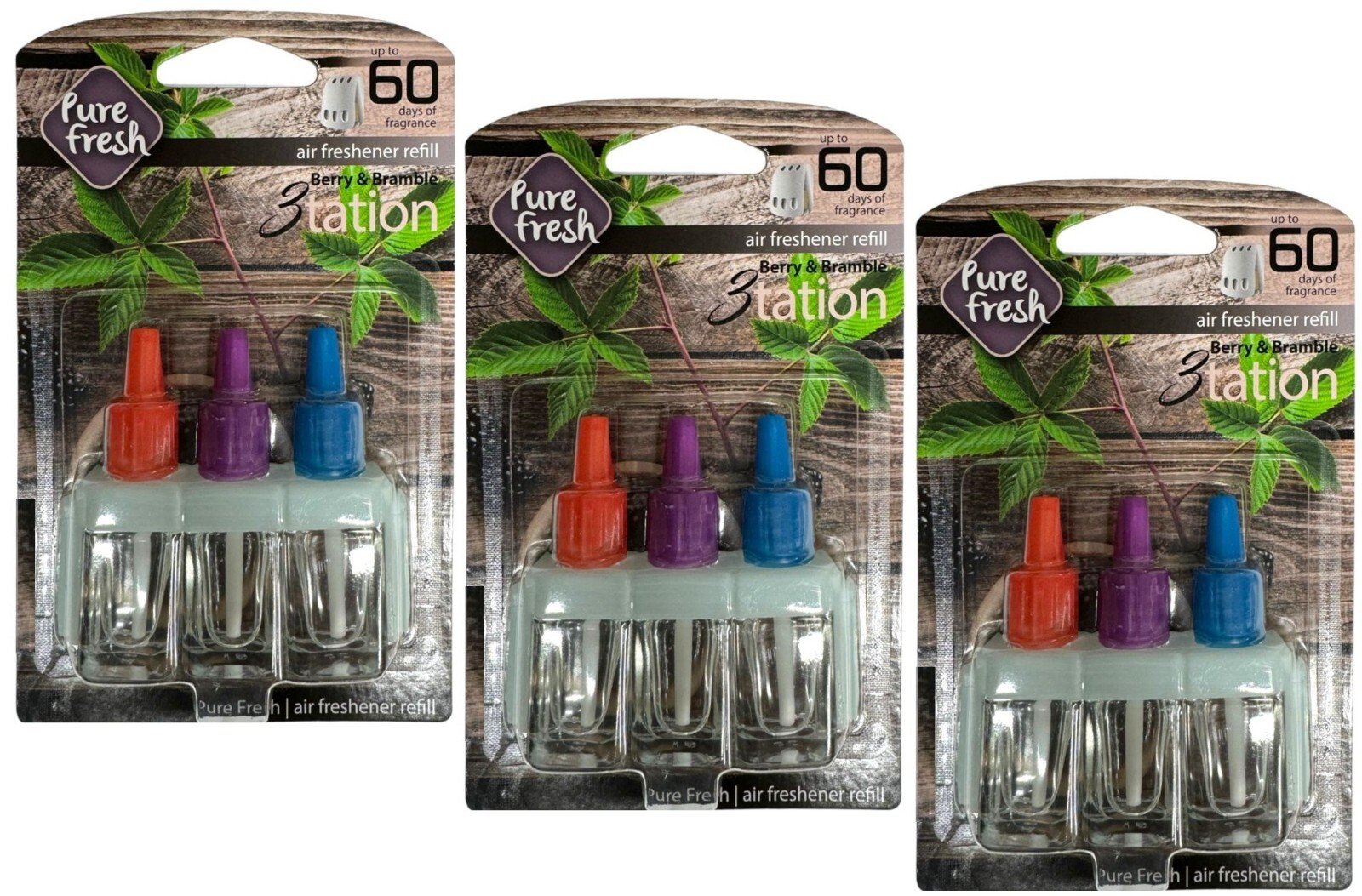3PK PLUG IN 3TATION REFILLS FOR AMBI PUR MACHINE REFILLS AIR FRESHENER REFILLS