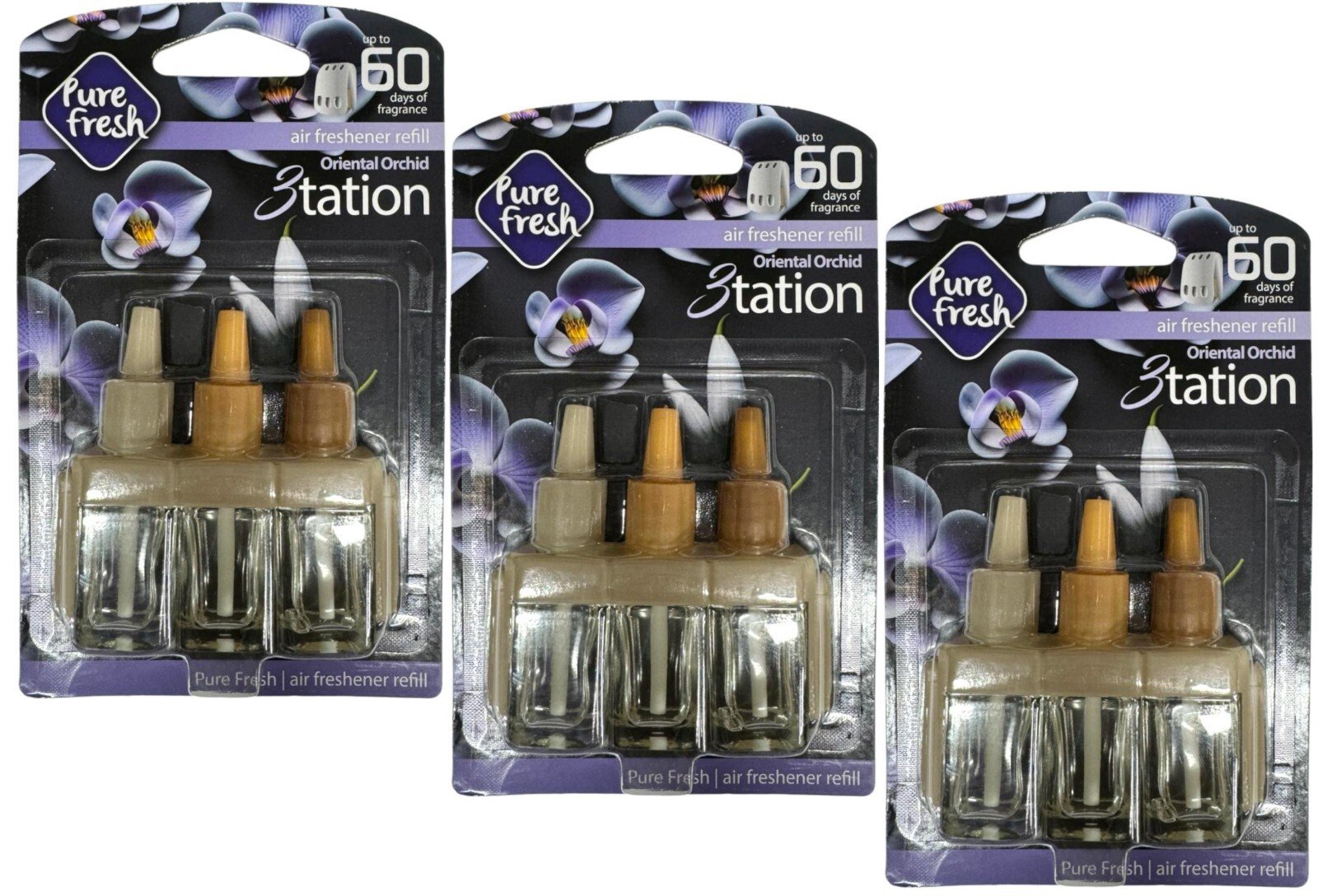3PK PLUG IN 3TATION REFILLS FOR AMBI PUR MACHINE REFILLS AIR FRESHENER REFILLS