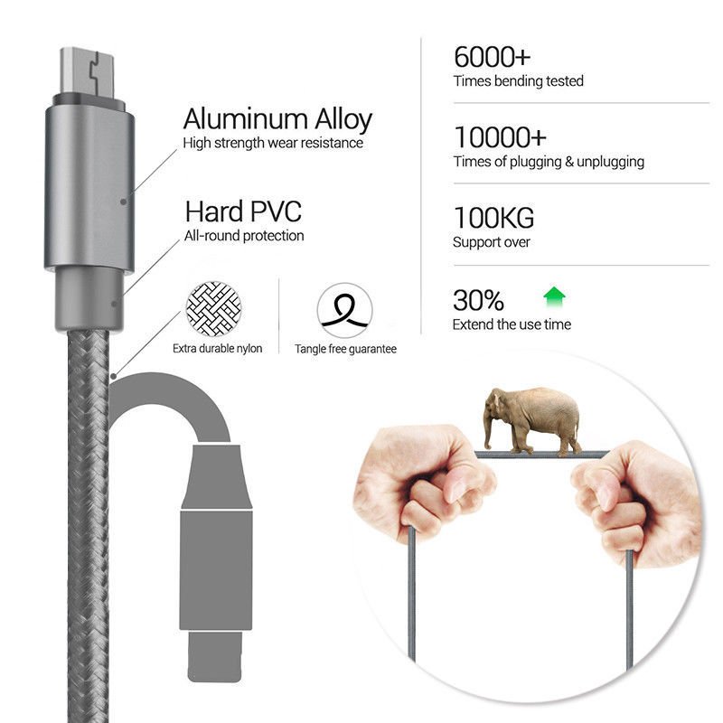 NEW SAMSUNG MICRO USB DATA FAST CHARGING CABLE FOR GALAXY S6 S6 Edge S7 EDGE J3