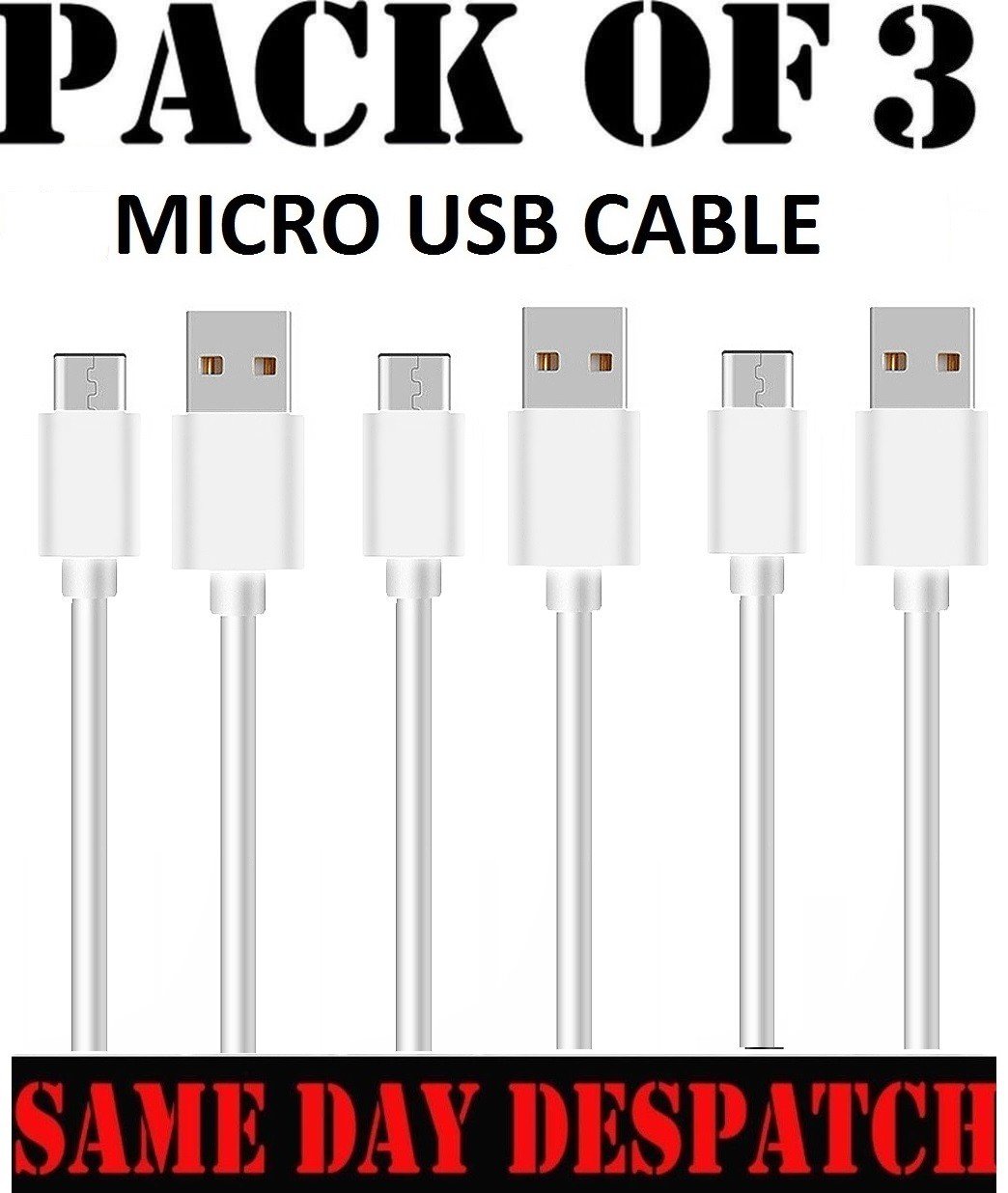 NEW SAMSUNG MICRO USB DATA FAST CHARGING CABLE FOR GALAXY S6 S6 Edge S7 EDGE J3