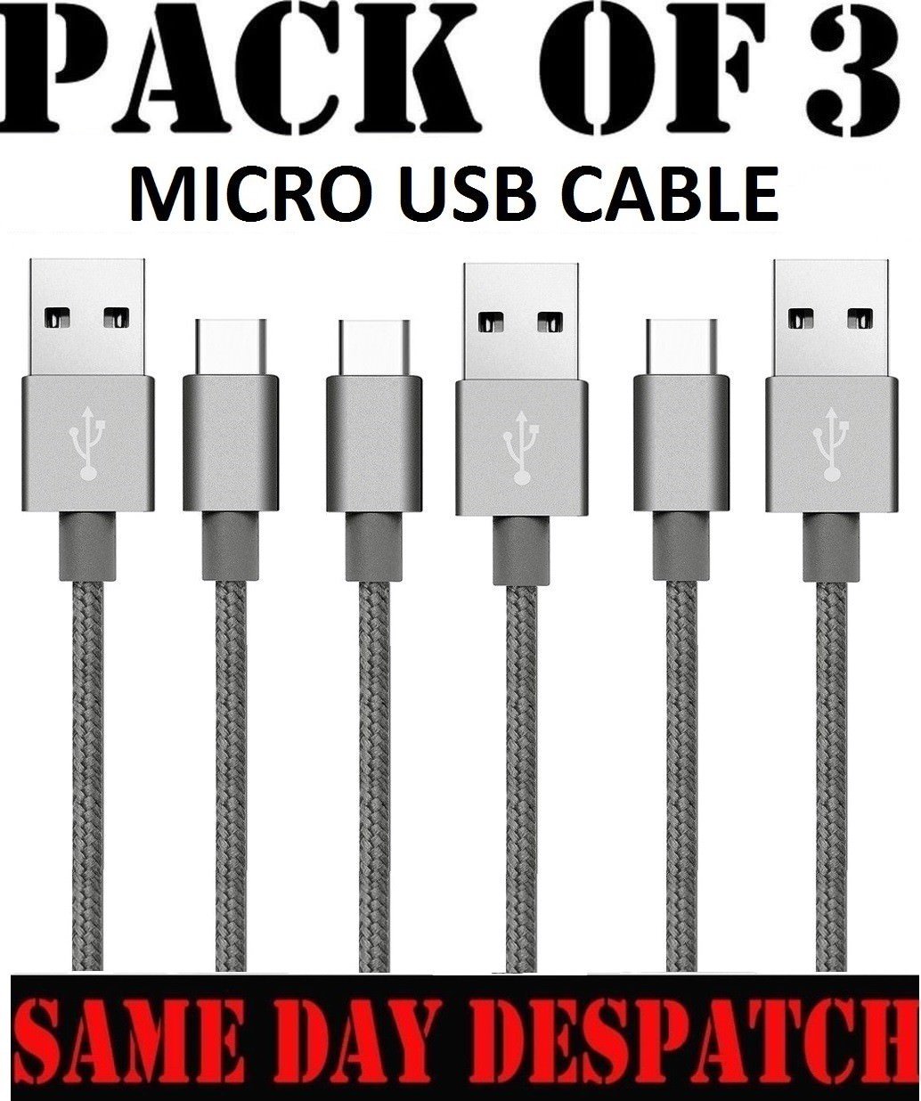 NEW SAMSUNG MICRO USB DATA FAST CHARGING CABLE FOR GALAXY S6 S6 Edge S7 EDGE J3