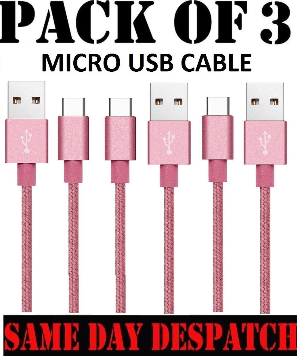 NEW SAMSUNG MICRO USB DATA FAST CHARGING CABLE FOR GALAXY S6 S6 Edge S7 EDGE J3