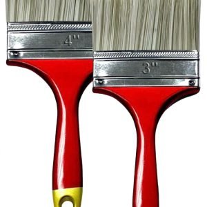 3″ & 4″ SHED FENCE Timber & DECKING PAINT BRUSH GARDEN WALL WOOD BLOCK PASTE-2PK