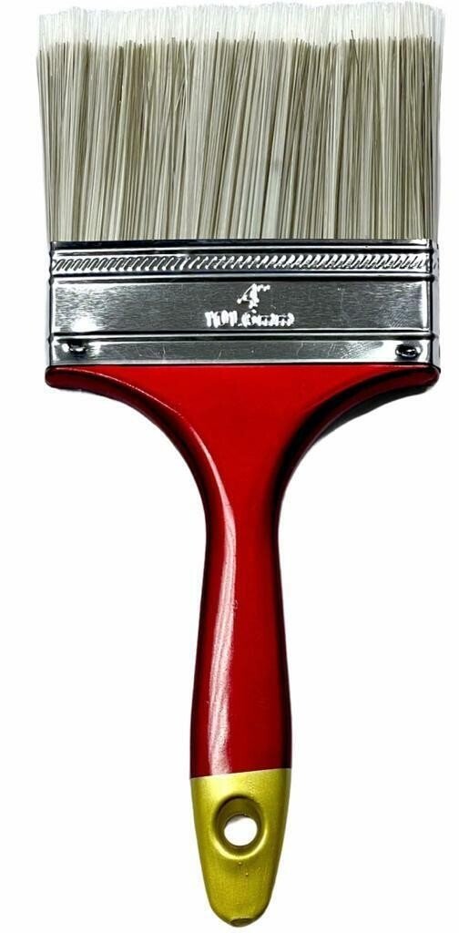 3" & 4" SHED FENCE Timber & DECKING PAINT BRUSH GARDEN WALL WOOD BLOCK PASTE-2PK
