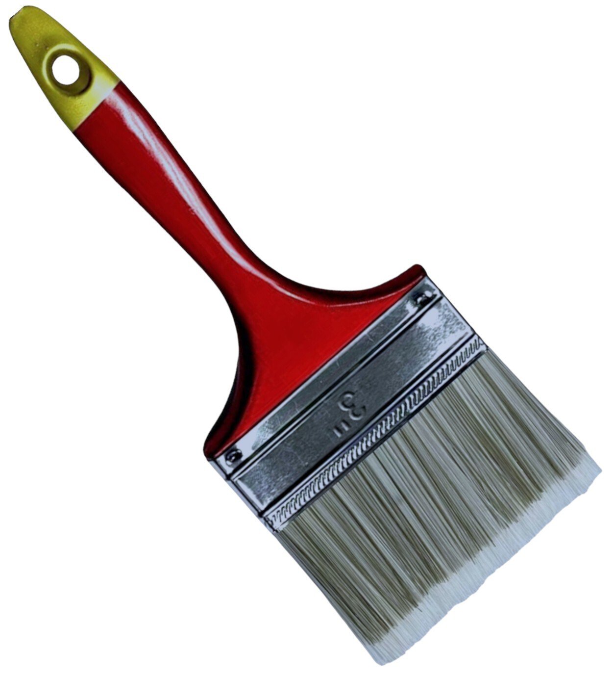 3" & 4" SHED FENCE Timber & DECKING PAINT BRUSH GARDEN WALL WOOD BLOCK PASTE-2PK