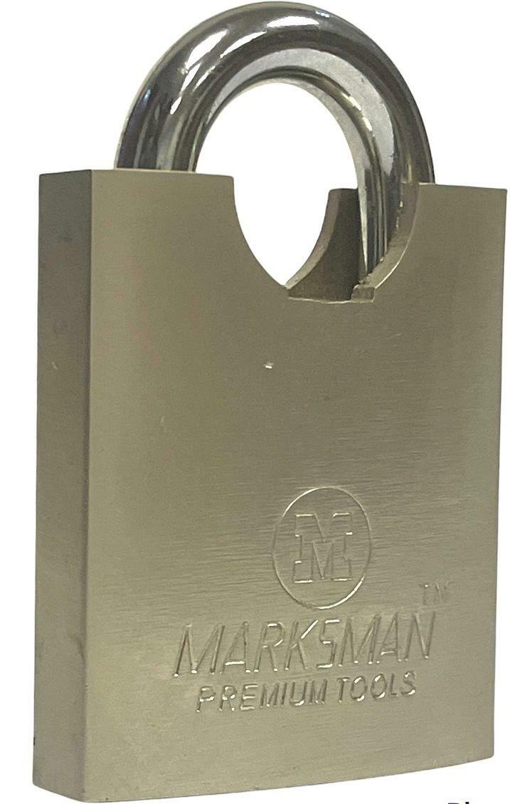 HIGH SECURITY CLOSED SHACKLE PADLOCK 40/50/60mm Door Lock Heavy Duty Steel 3Keys