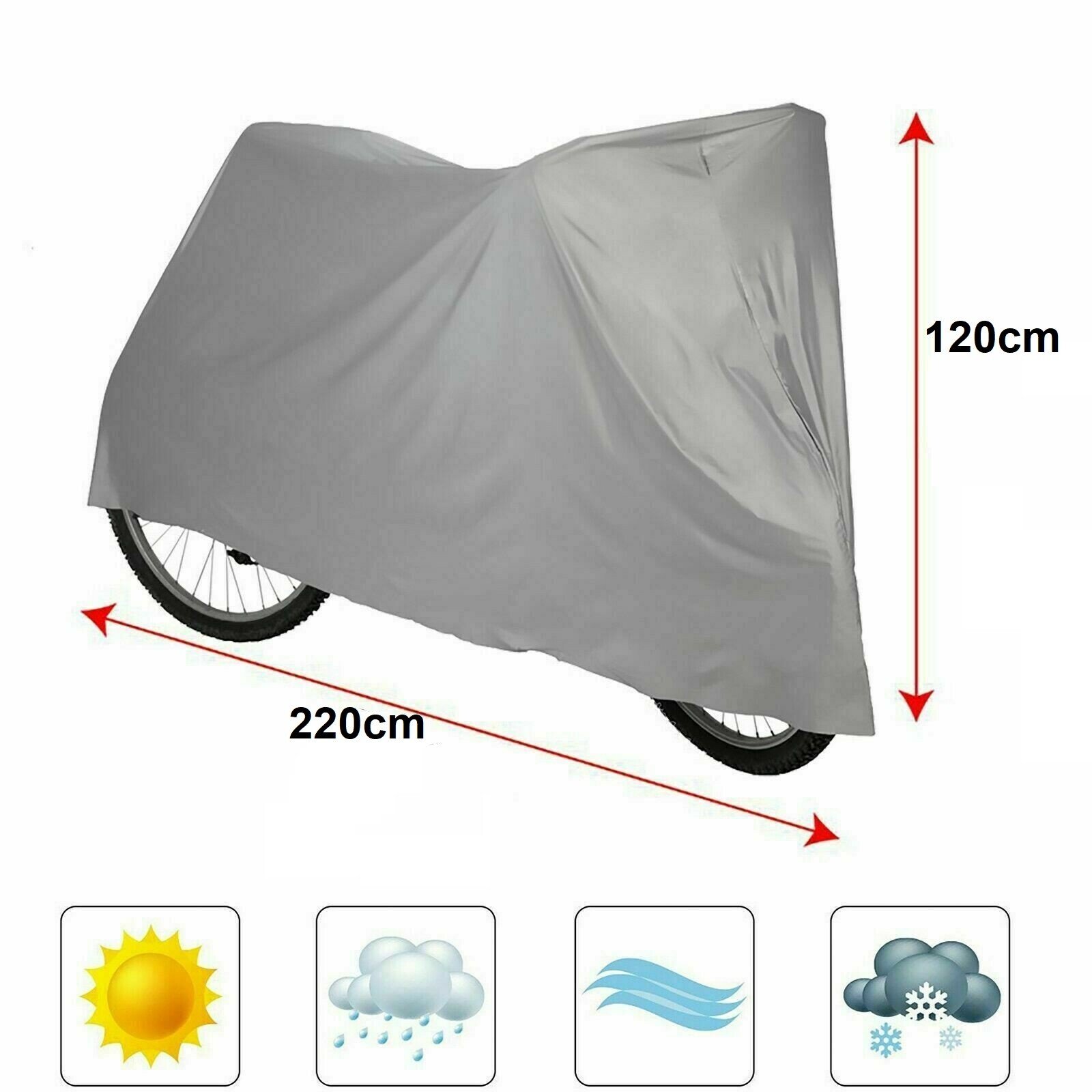Waterproof Universal BICYCLE Bike COVER UV Weather Dust Rust Resistant Cycle