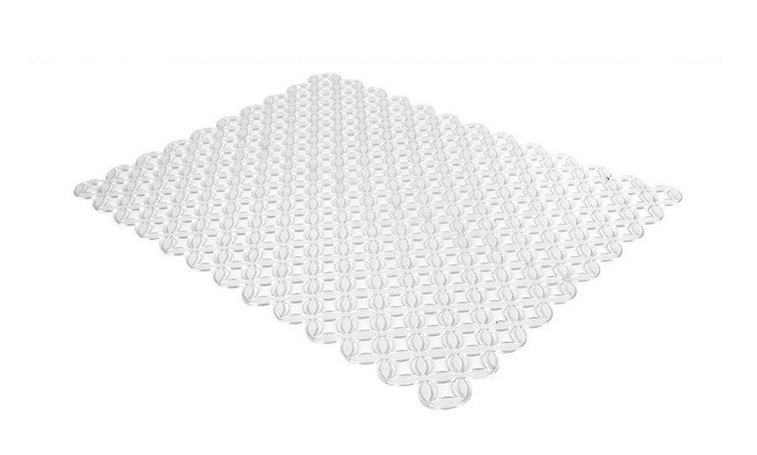 2 Sink Draining Mat Anti Slip Drainer Scratch Protector Liner Clear Kitchen Tidy