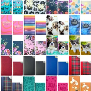 2026 DIARY POCKET SMALL / SLIM LINE METAL CORNER WEEK TO VIEW CUTE FASHION DIARY