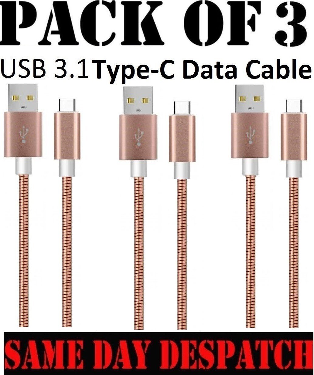 USB-C For Huawei P30 P20 Lite / Pro P10 Charger Data Cable Lead Fast Charging