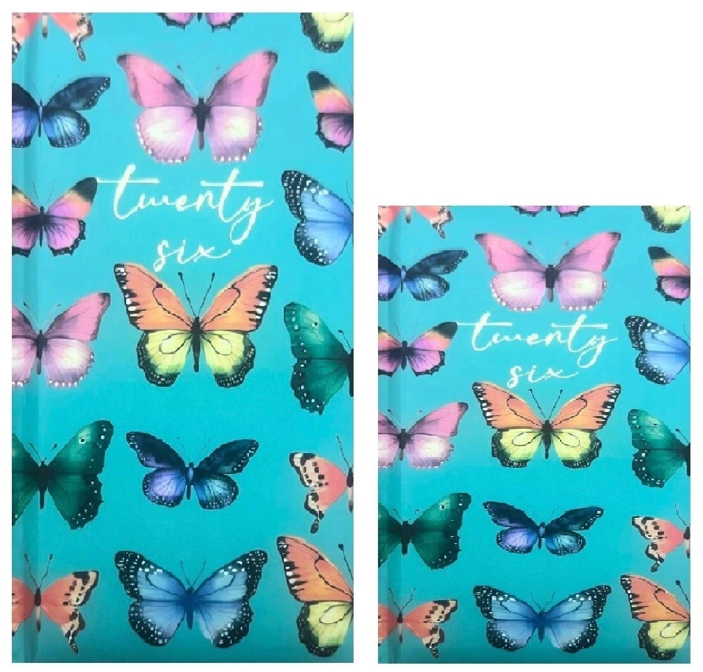 2026 DIARY POCKET SMALL / SLIM LINE METAL CORNER WEEK TO VIEW CUTE FASHION DIARY