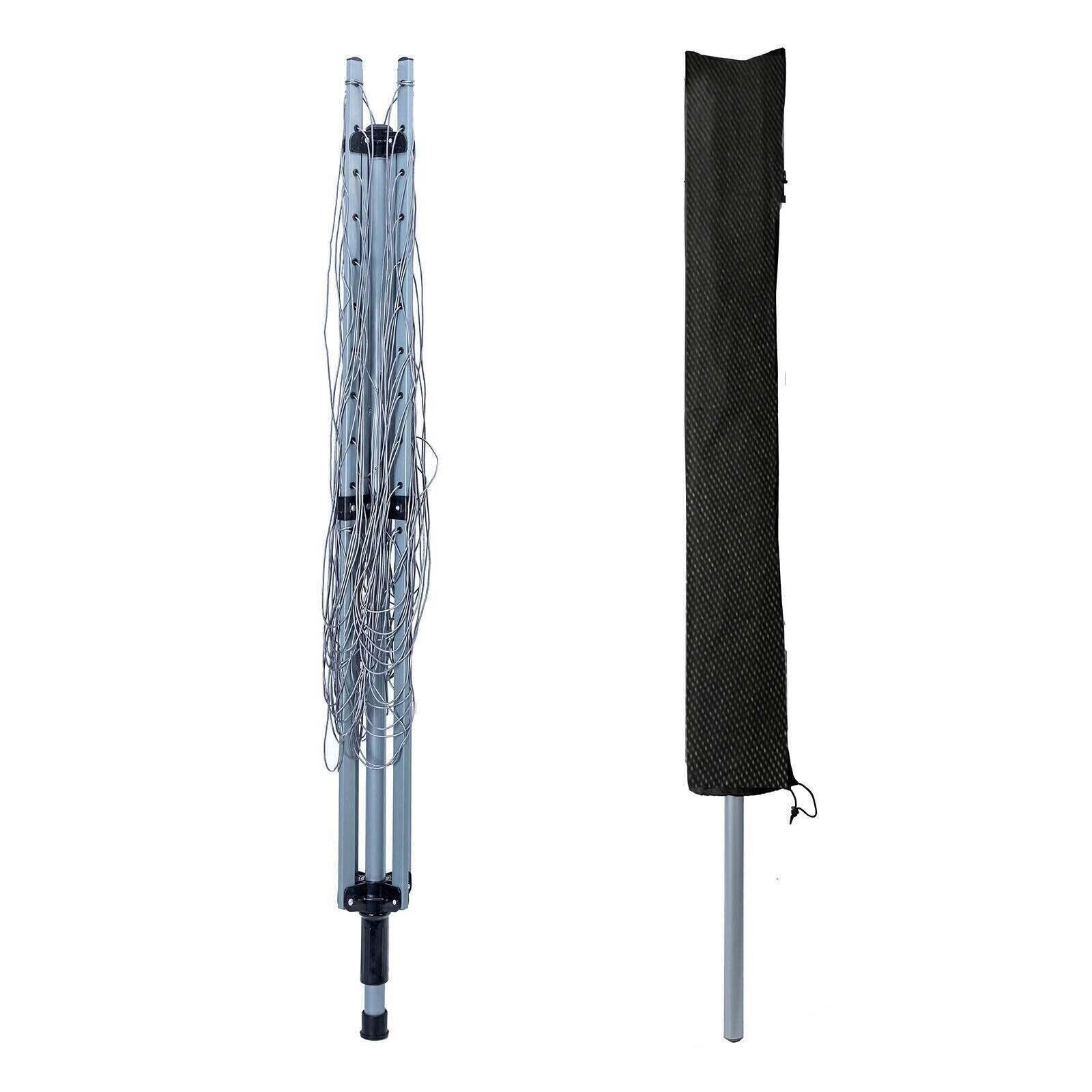 Waterproof Heavy Duty Rotary Washing Line Cover Clothes Airer Garden Parasol