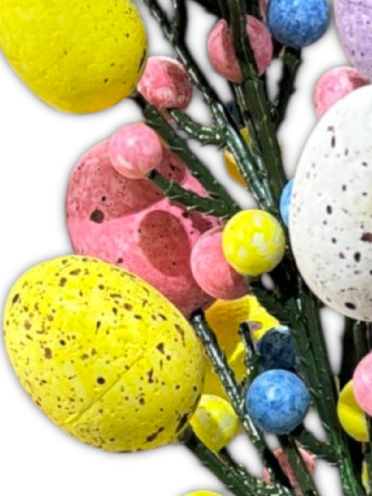 Artificial Easter Eggs Bonsai Easter Party Decorations Decor Table Centerpiece