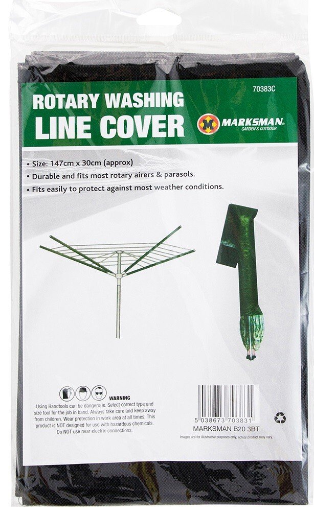 Waterproof Heavy Duty Rotary Washing Line Cover Clothes Airer Garden Parasol