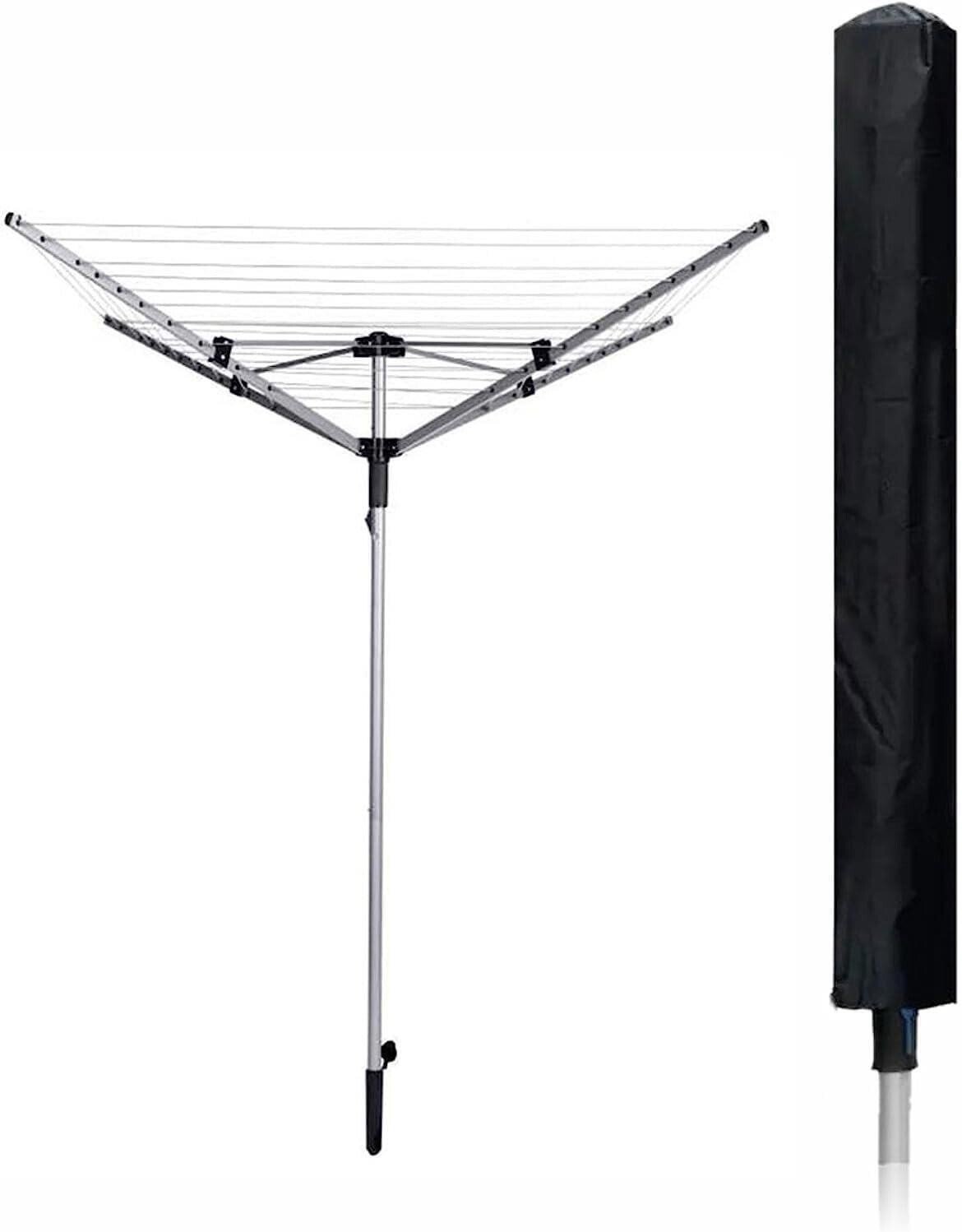 Waterproof Heavy Duty Rotary Washing Line Cover Clothes Airer Garden Parasol