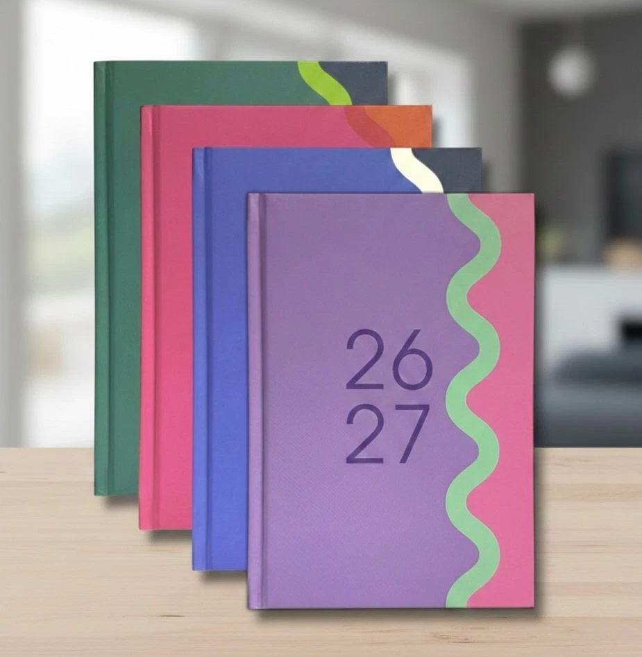 2026-2027 A5 Day to Page Academic Mid year Diary Student Teacher Office Diary