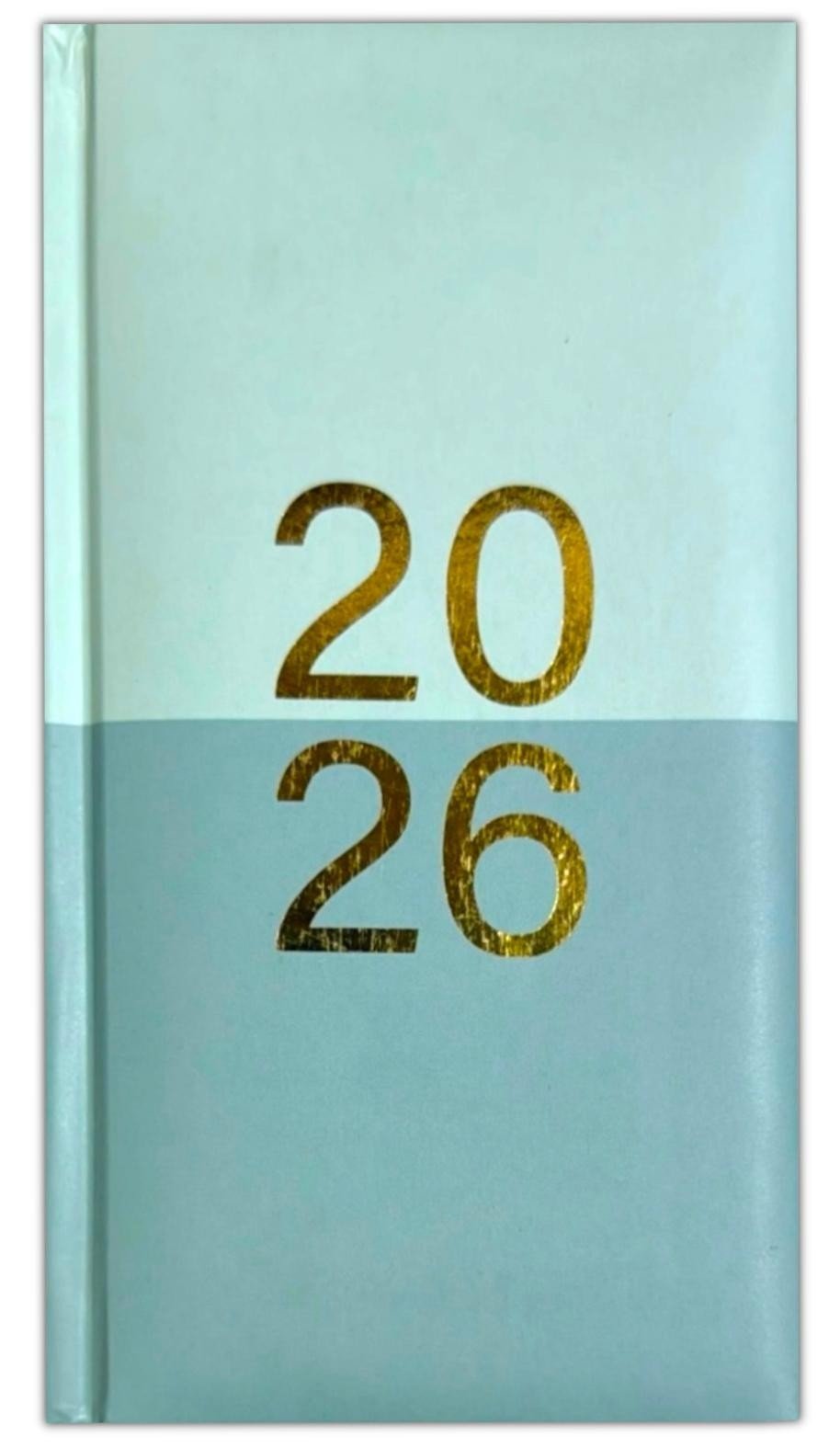 2026 DIARY POCKET SMALL / SLIM LINE METAL CORNER WEEK TO VIEW CUTE FASHION DIARY