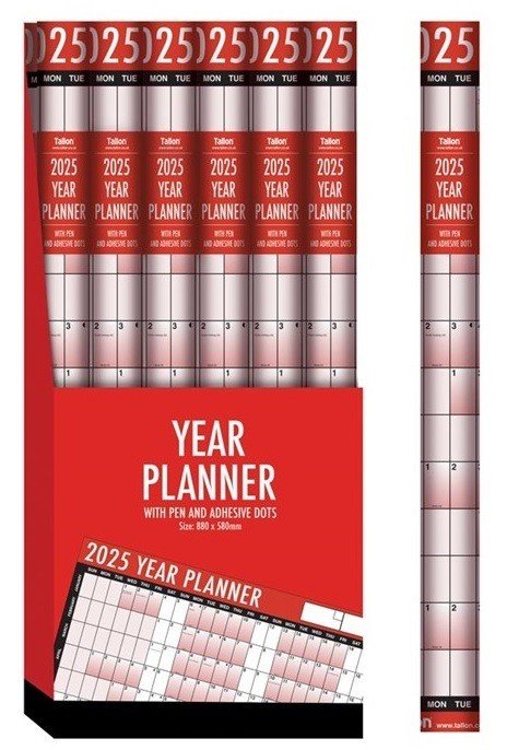 2026 A1 Full Year Annual Yearly Wall Planner Home Office Calendar Organiser-2Pck