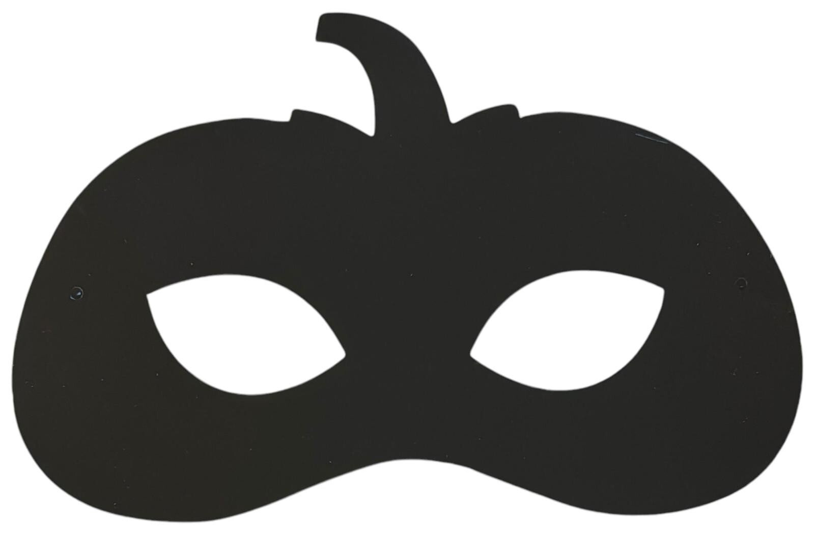 Scratch Your Own Halloween Face Masks Superhero Pumpkin Craft Kit Kids Party Fun
