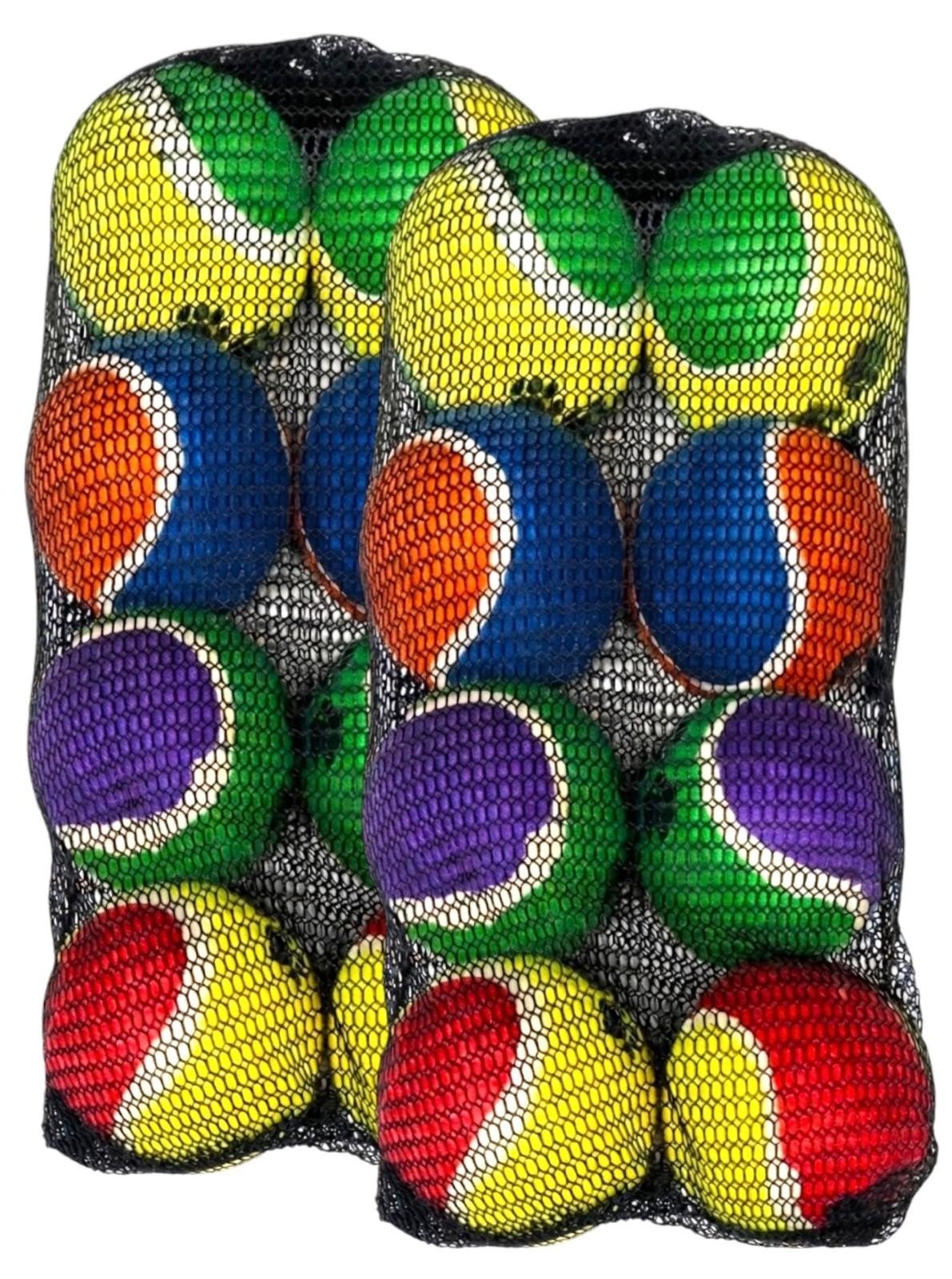 16 Pack Pet Tennis Balls Dog Puppy Fetch Throwing Outdoor Catch Play Training UK