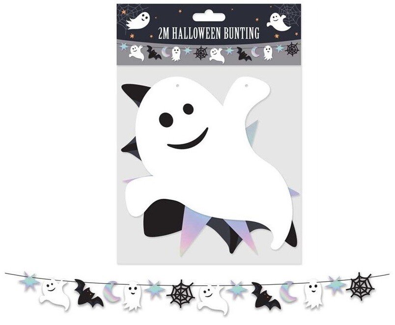 Happy Halloween Banner Bunting Party Decoration Hanging Decors Garlands Trick-2M