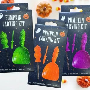 ðŸ”¥ 3 Pcs Halloween PUMPKIN CARVING Kit TOOL SET DIY Craft Tools Kit Party Scoop